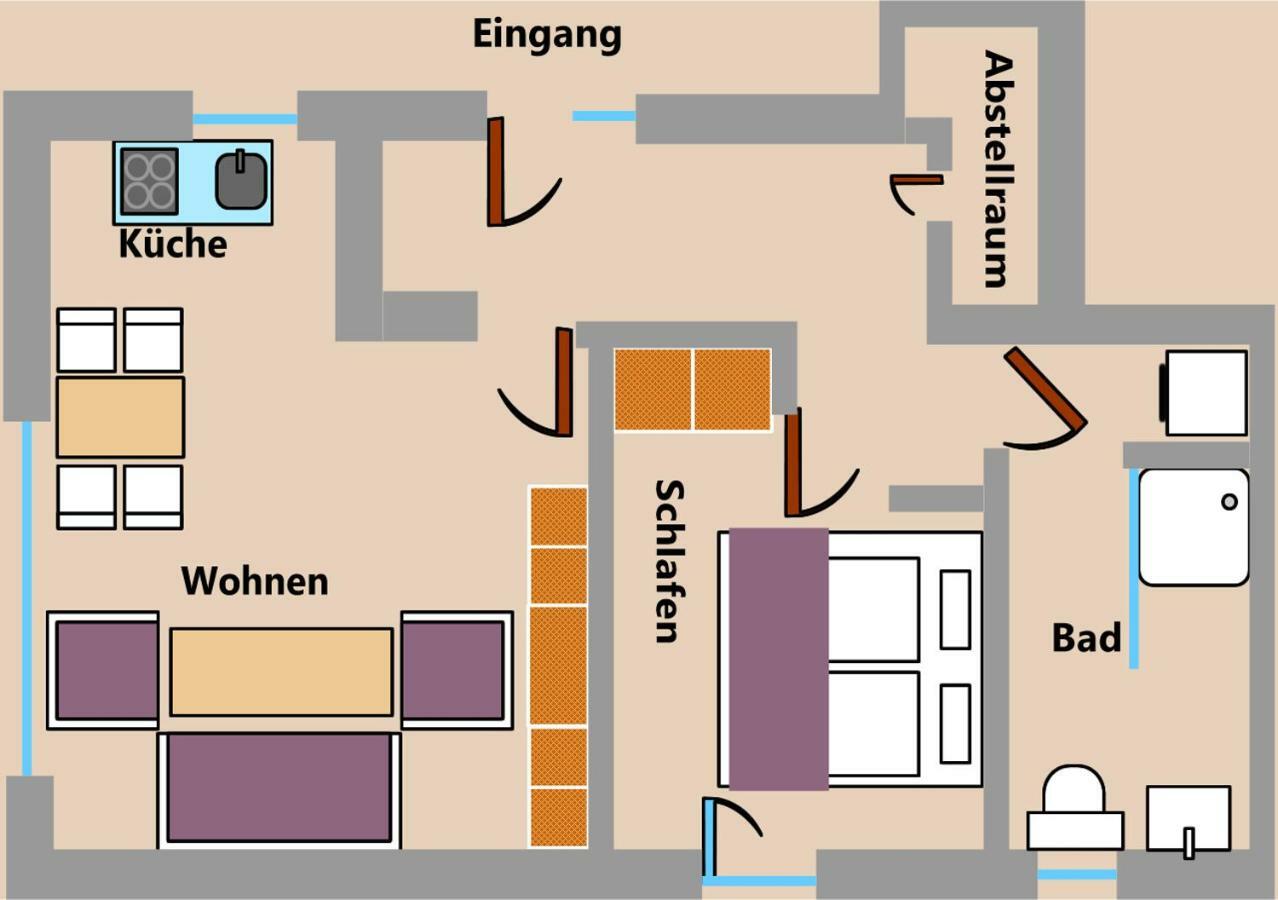 Appartement Max クラウスタール・ツェラーフェルト エクステリア 写真